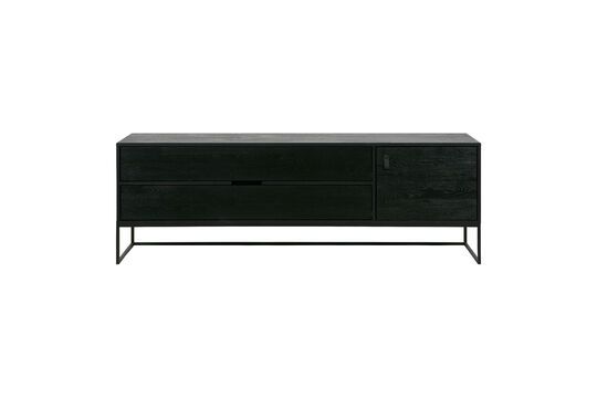 Silas black tv stand Clipped