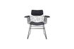 Miniatura Silla Altorf de alambre negro con reposabrazos 5