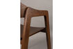Miniatura Silla con reposabrazos de madera de nogal Westlake 12