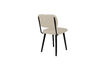 Miniatura Silla de bouclé blanco roto Jake 4