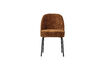 Miniatura Silla de comedor Chenilla 3D Marrón Medio Vogue 5
