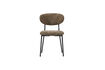 Miniatura Silla de comedor chenilla verde KJELD 4