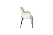 Miniatura Silla de comedor con apoyabrazos taupe Tjarda 5