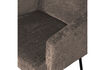 Miniatura Silla de comedor con reposabrazos tejido grueso gris/marrón MOUNT 5