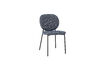 Miniatura Silla de comedor de madera contrachapada azul Percey 7