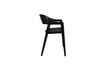 Miniatura Silla de comedor de madera negra Westlake 6