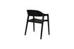 Miniatura Silla de comedor de madera negra Westlake 7