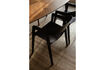 Miniatura Silla de comedor de madera negra Westlake 3