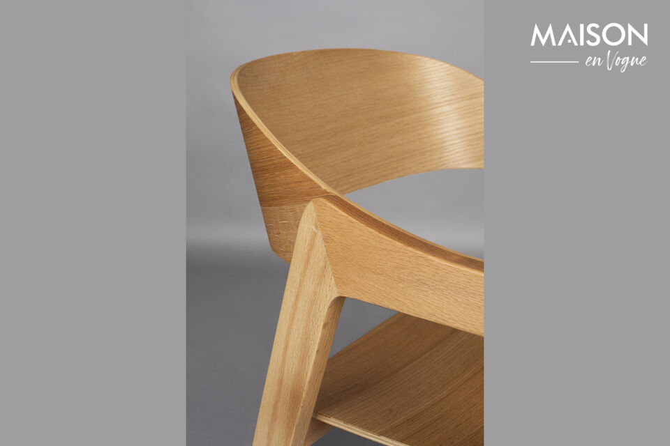 Silla de comedor de roble natural Westlake - 11