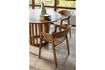Miniatura Silla de comedor de roble natural Westlake 5