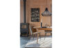 Miniatura Silla de comedor de tela amarilla Cozy 2