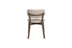 Miniatura Silla de comedor estructura de madera marrón UDAR 7