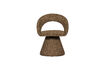 Miniatura Silla de comedor giratoria tela arena melange Winter 4