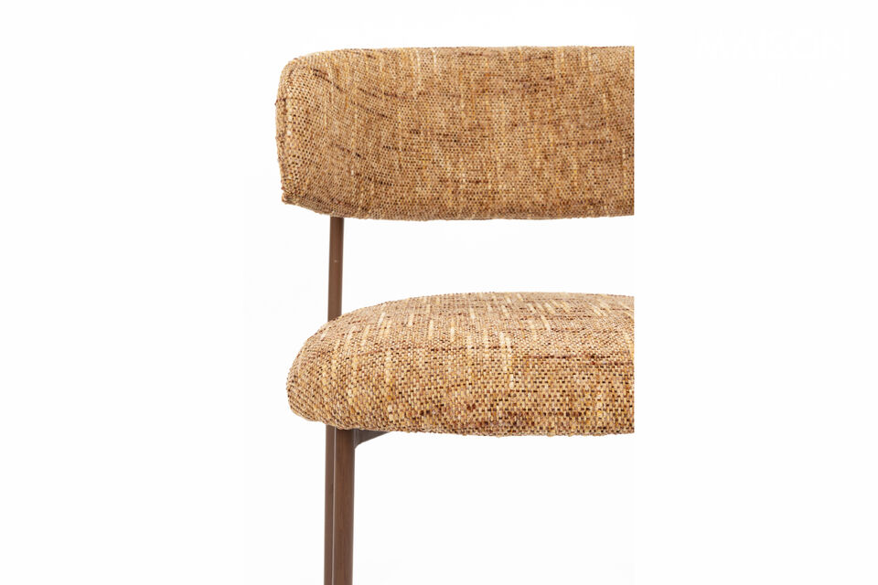 Silla de comedor ocre Claes - 6