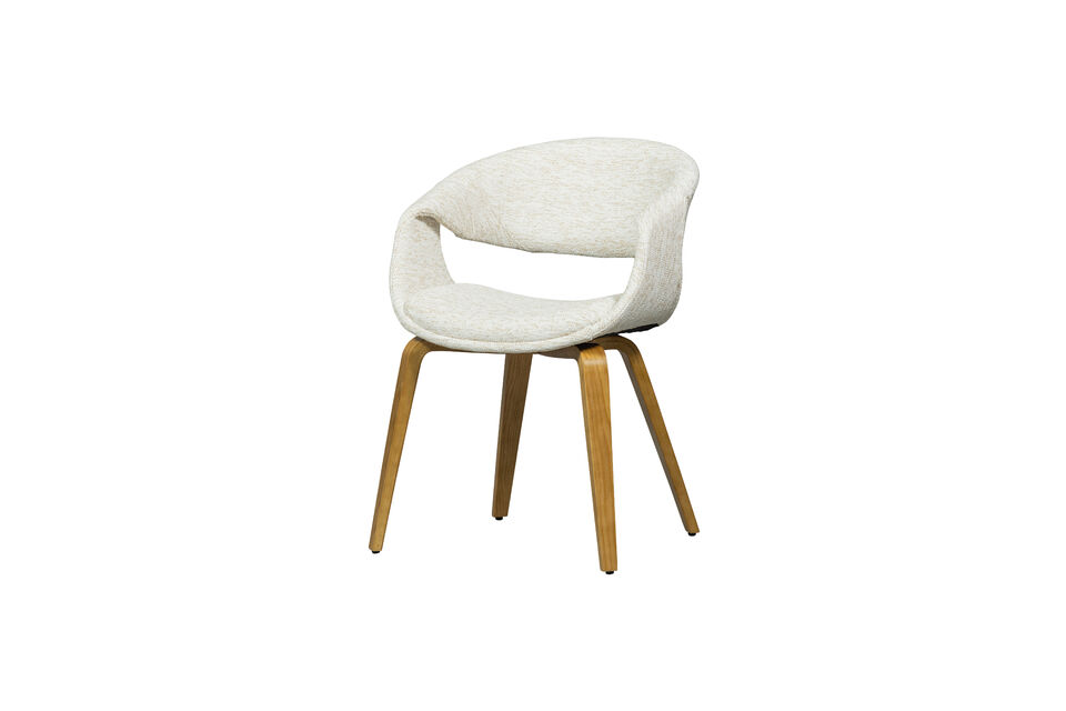 Silla de comedor pata de madera natural YOSSI Woood