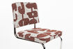 Miniatura Silla de comedor roja Ridge Kink Deco Symbols 8