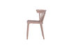Miniatura Silla de jardín con barrotes plástico rosa salmón Bliss 5