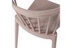 Miniatura Silla de jardín con barrotes plástico rosa salmón Bliss 7