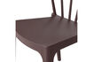 Miniatura Silla de jardín con barrotes plástico violeta/marrón Bliss 6