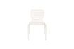Miniatura Silla de jardín de aluminio blanco Vondel 1
