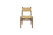 Miniatura Silla de madera marrón Cecile 8