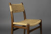 Miniatura Silla de madera marrón Cecile 4
