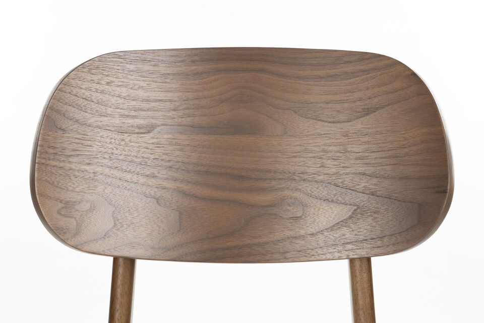 Silla de mostrador de madera y beige Marais - 7