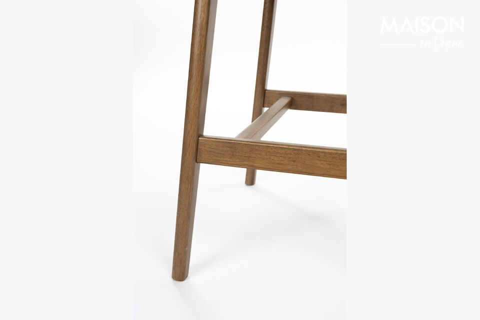 Silla de mostrador de poliéster beige Marais - 9