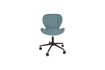 Miniatura Silla de oficina ajustable en tela azul y negra OMG 11