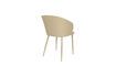 Miniatura Silla de plástico blanca Gigi 5