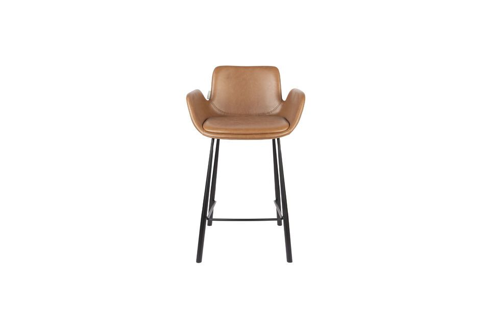 Su asiento de cuero PU de calidad ofrece un confort duradero a la vez que añade un toque de lujo a