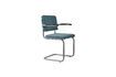 Miniatura Silla de tela azul Ridge 1