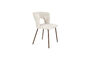 Miniatura Silla de tela beige Chelsea Clipped