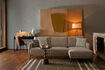Miniatura Silla de tela beige Rodin 6