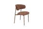 Miniatura Silla de tela roja Claes Clipped