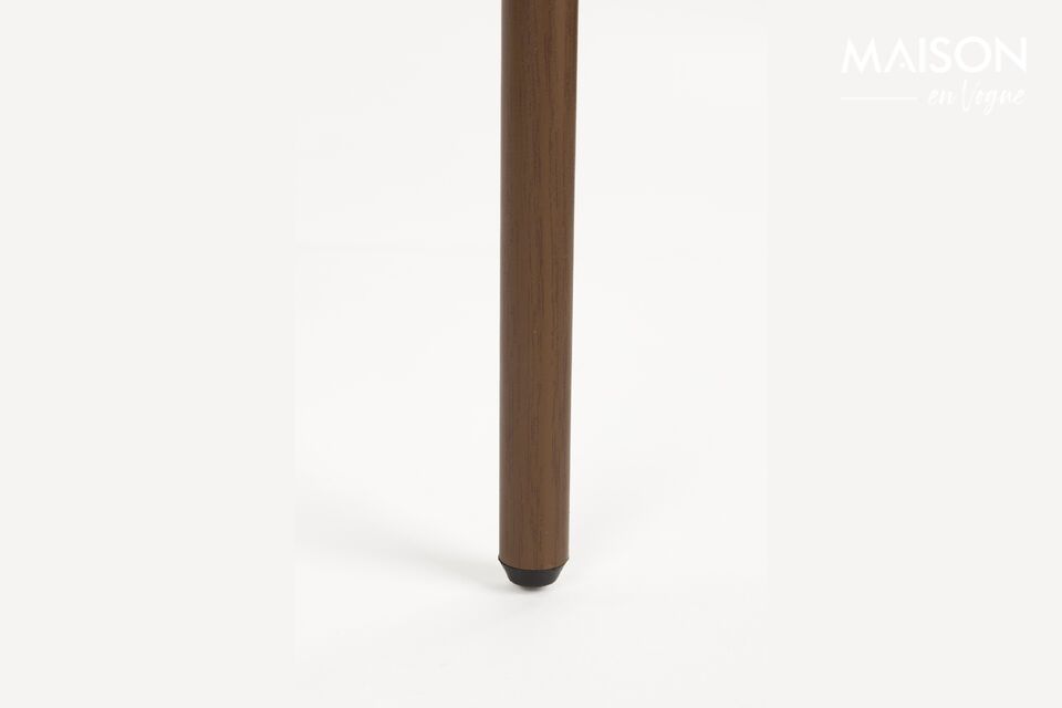 Silla de tela roja Claes - 10