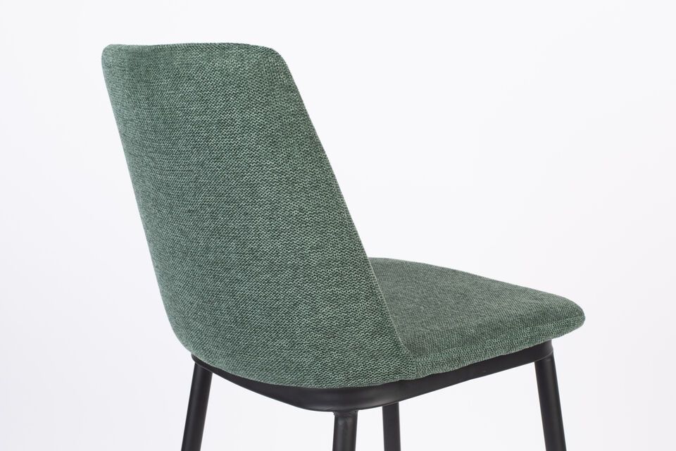 Las generosas dimensiones del asiento