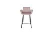 Miniatura Silla de terciopelo rosa Brit 6