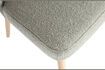 Miniatura Silla Force gris claro efecto piel de oveja 7