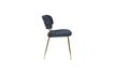 Miniatura Silla Jolien dorada y azul oscuro 9