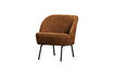 Miniatura Sillón 69x57x70 cm Chenilla 3D Marrón Medio Vogue 1