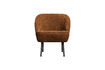 Miniatura Sillón 69x57x70 cm Chenilla 3D Marrón Medio Vogue 2