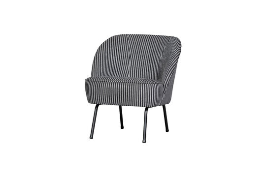 Ver el perfil del producto sillón a rayas negro/gris Vogue Sillón a rayas negro/gris Vogue