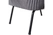 Miniatura Sillón a rayas negro/gris Vogue 8