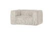 Miniatura Sillón Bean de canalé blanco roto 4