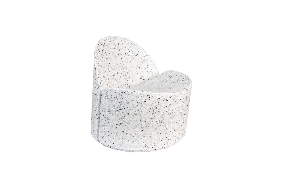 Sillón Bloom Terrazzo blanco Zuiver