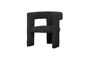 Miniatura Sillón bouclé gris oscuro Tiwa Clipped