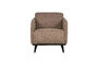 Miniatura Sillón Bouclé Nougat STATEMENT Clipped