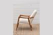 Miniatura Sillón Darline de madera clara 7