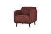 Miniatura Sillón de bouclé marrón castaño STATEMENT 2